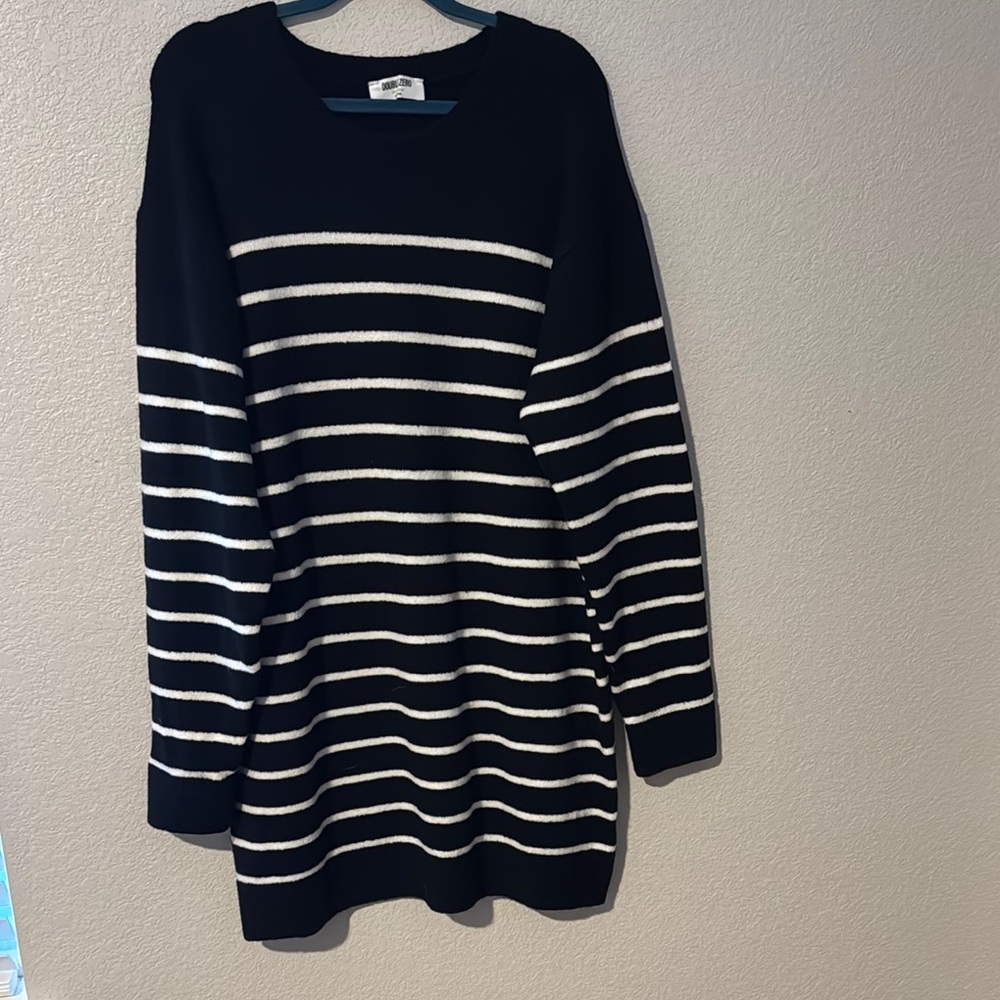 Beautiful sweater dress.